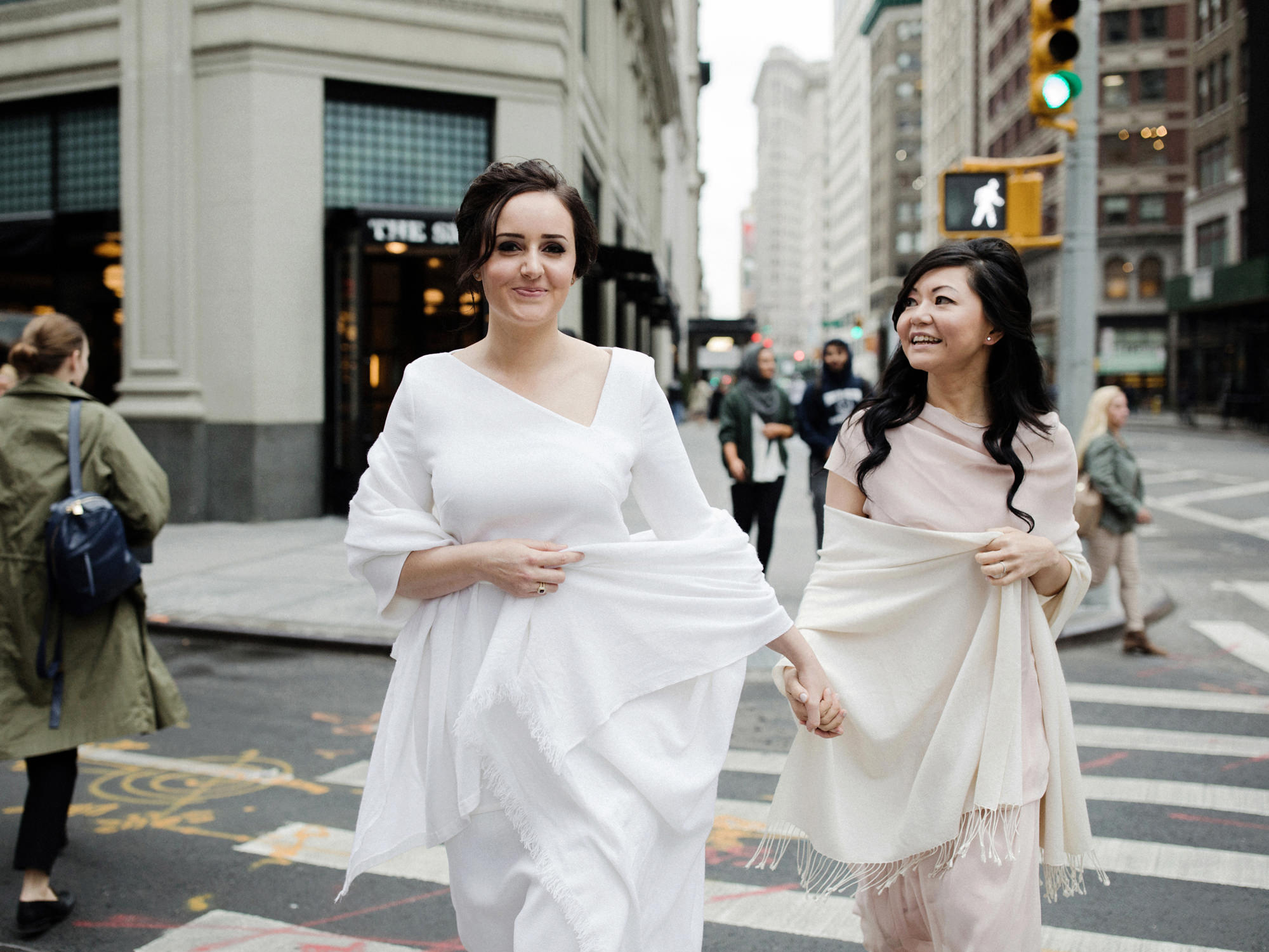 Two brides in Manhattan