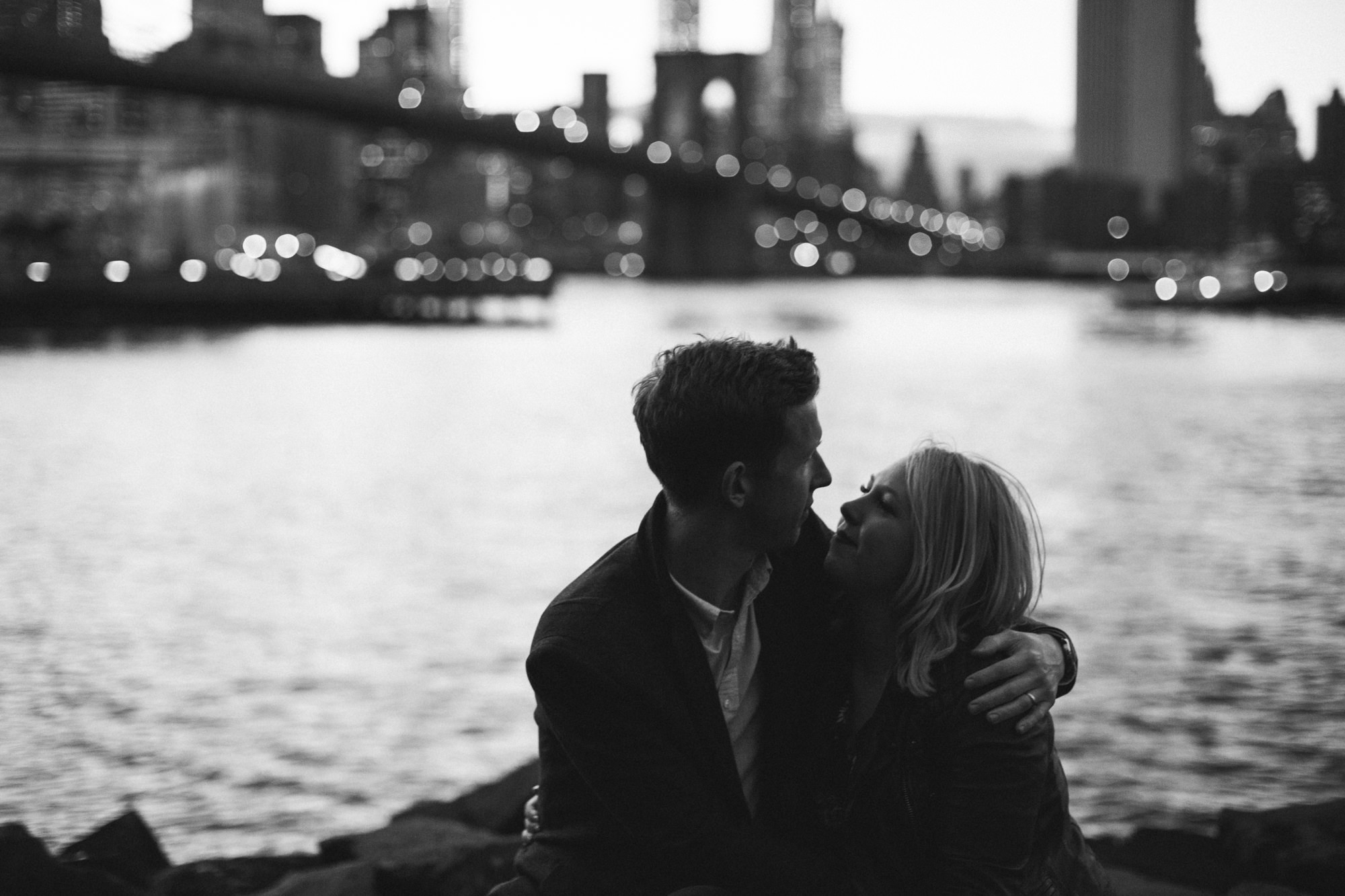 Engagement shoot in brooklyn