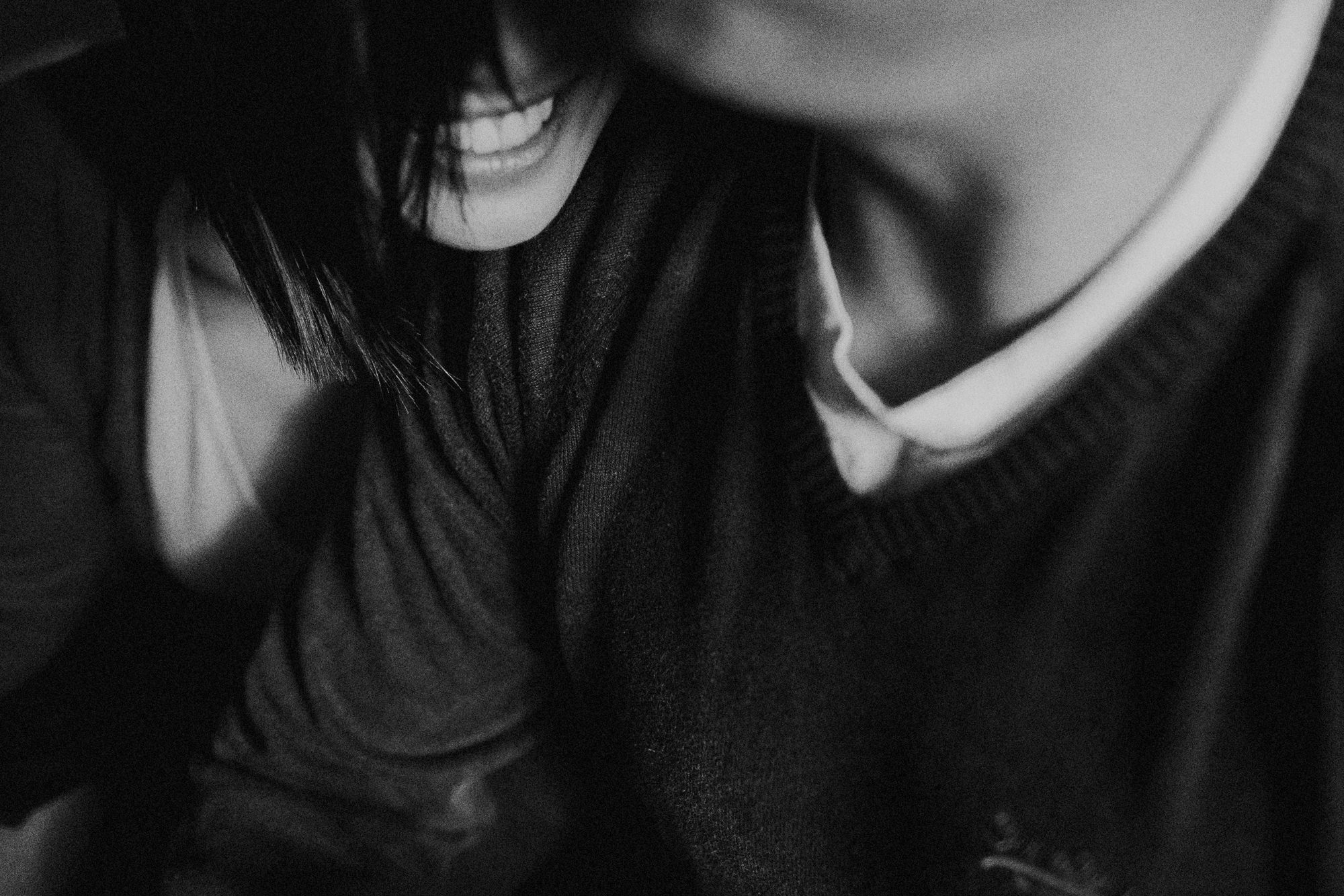 Close up portrait of couple
