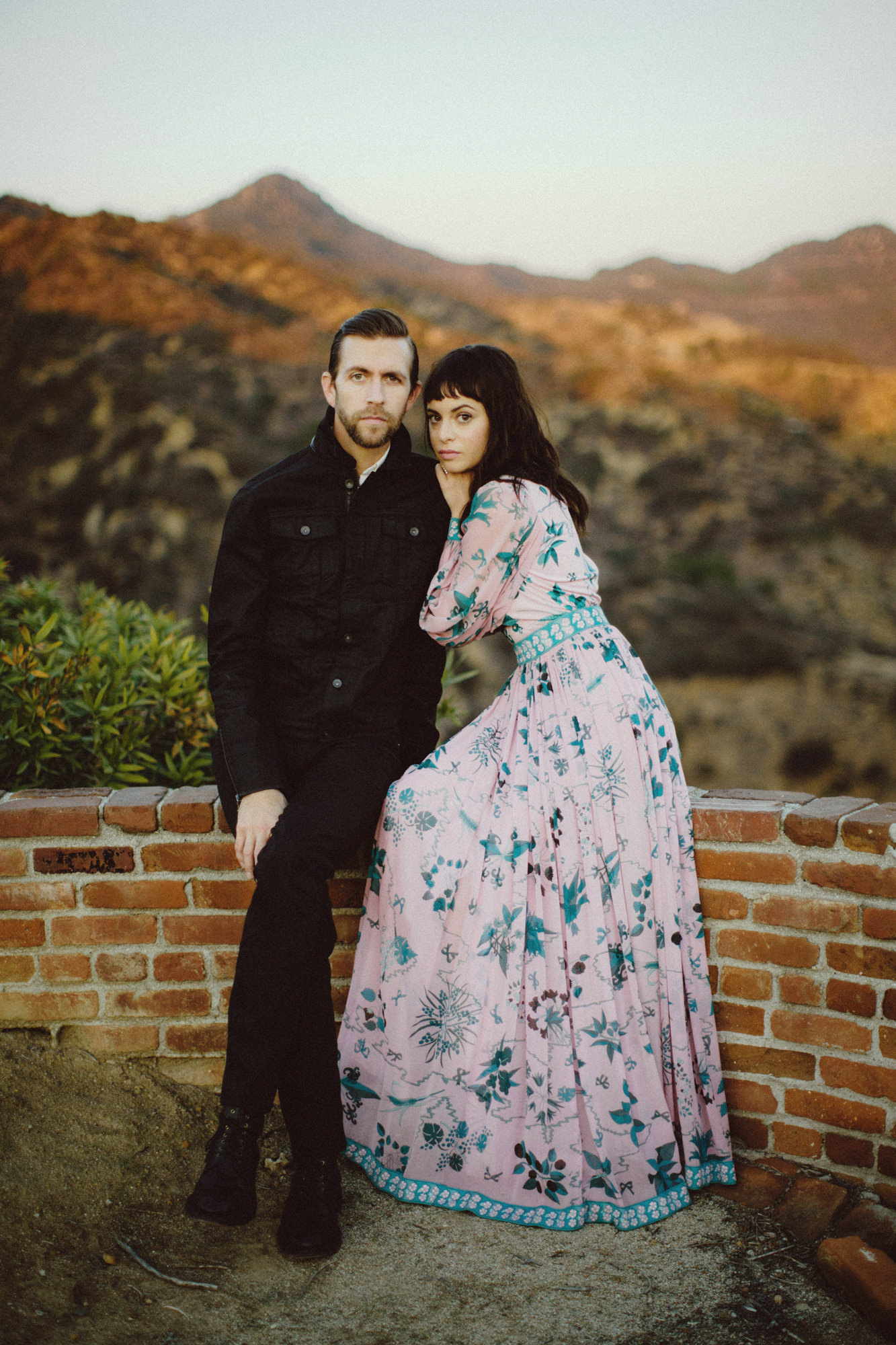 Portrait of a couple in Los Angeles