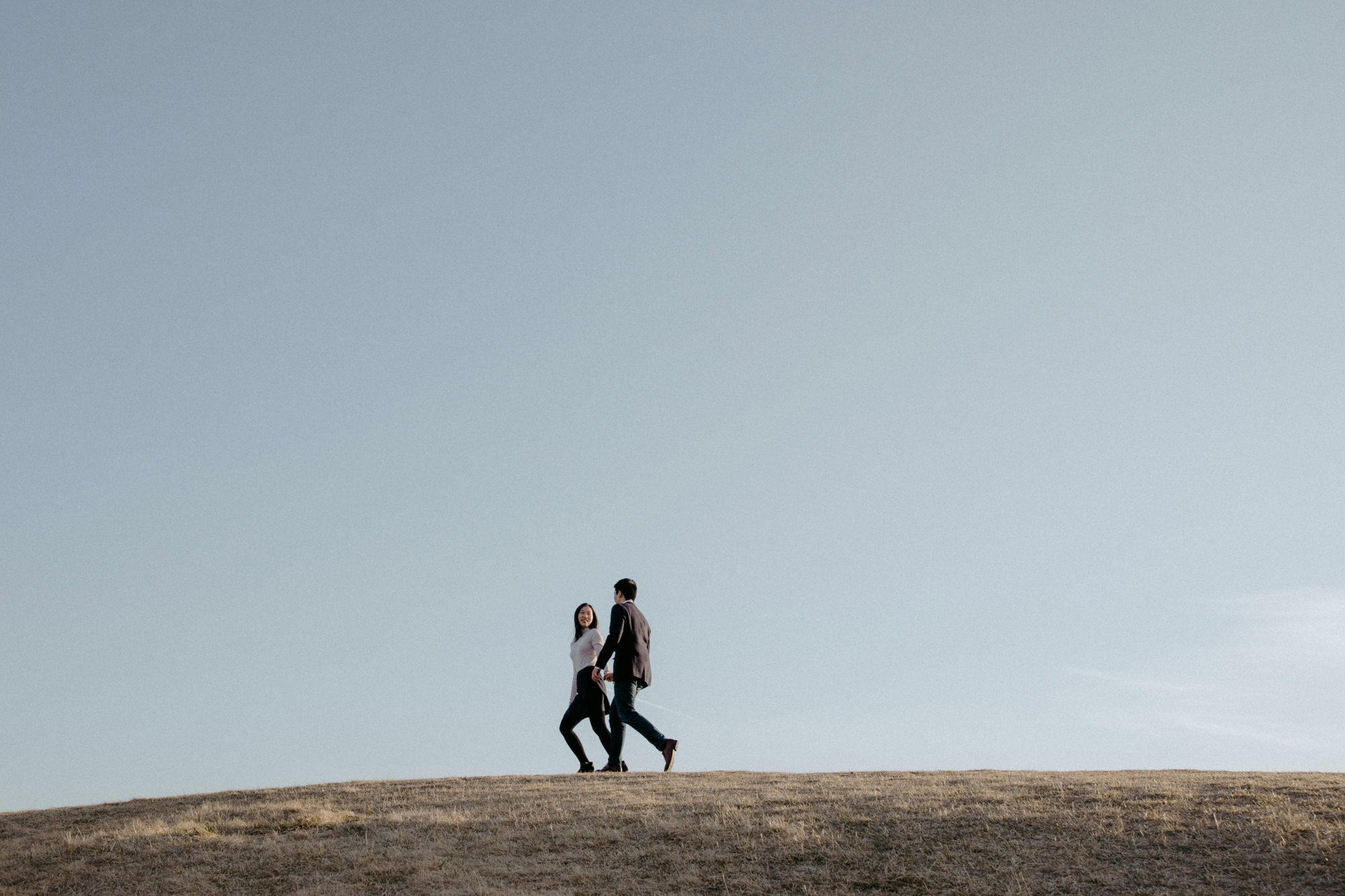 engagement shoot on Roosevelt Island