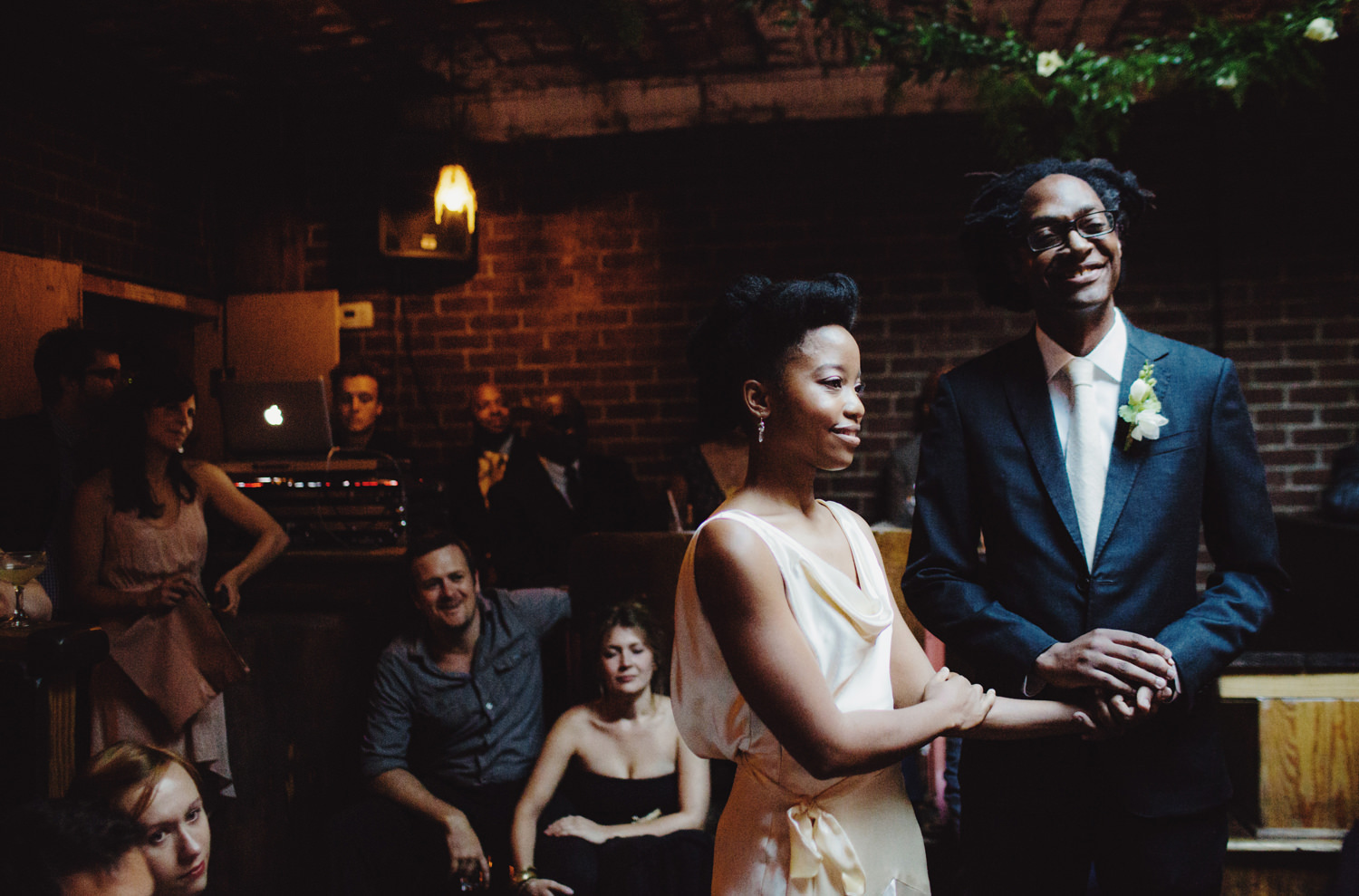 Intimate Brooklyn Wedding at a Piano Bar in Greenpoint